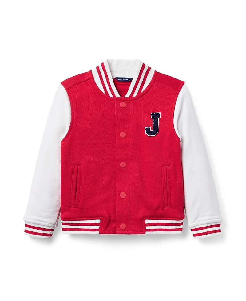 Janie and Jack Boys' The Varsity Bomber Jacket - Baby, Little Kid, Big Kid
