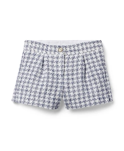 Janie and Jack Girls' Houndstooth Tweed Short - Baby, Little Kid, Big Kid