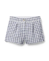 Janie and Jack Girls' Houndstooth Tweed Short - Baby, Little Kid, Big Kid