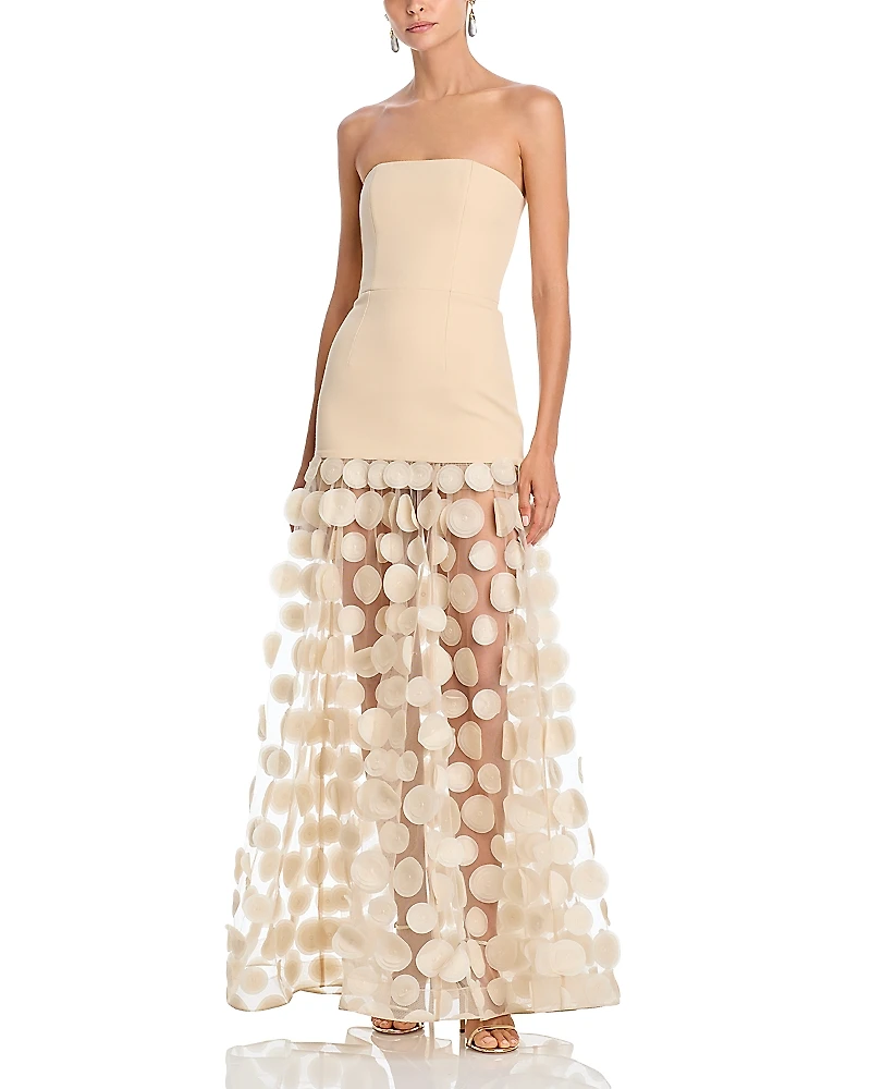Bronx And Banco Harper Strapless Gown