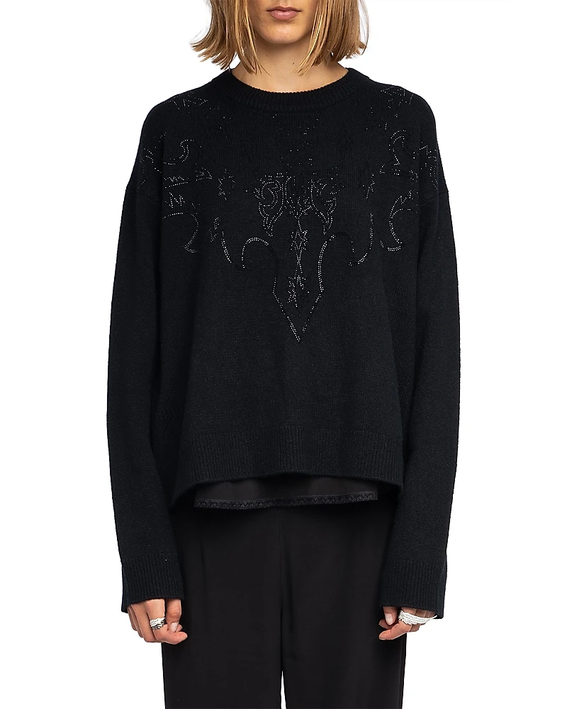 Zadig & Voltaire Markuz Cashmere Round Neck Sweater