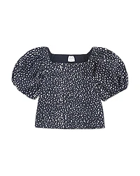 abercrombie kids Girls' Emerson Puff Sleeved Top - Little Kid, Big Kid
