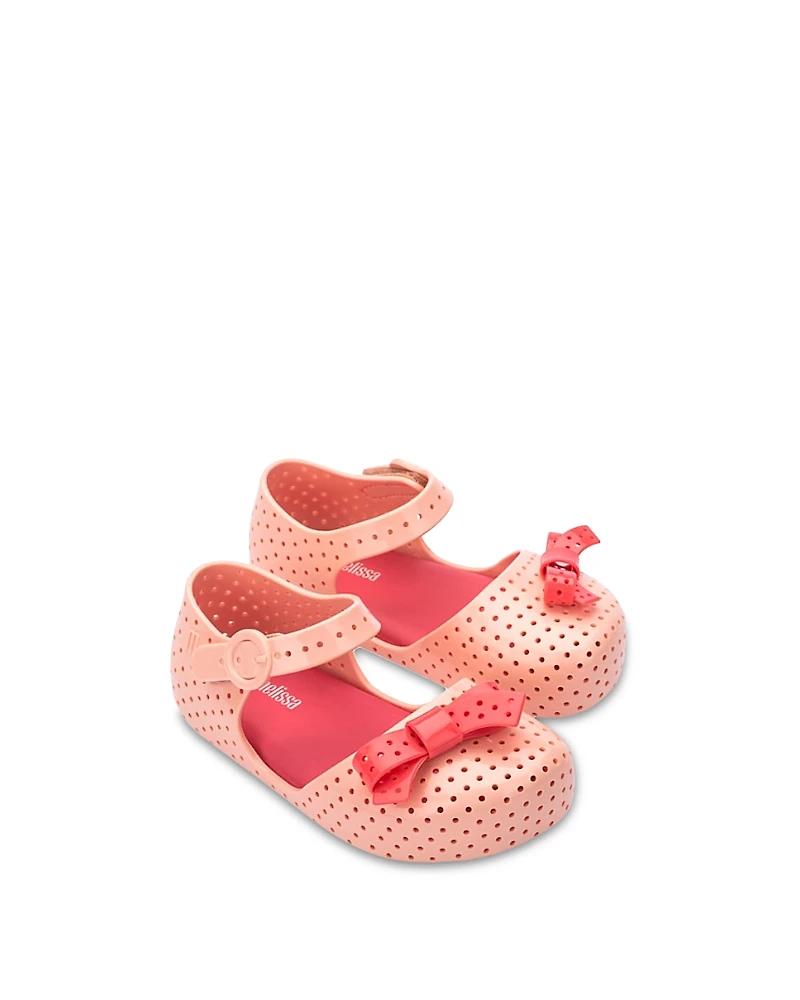 Mini Melissa Girls' Furadinha Pop Ballet Flats - Toddler, Big Kid