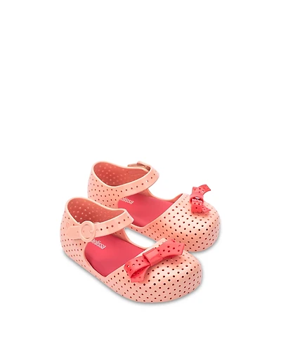 Mini Melissa Girls' Furadinha Pop Ballet Flats - Toddler, Big Kid