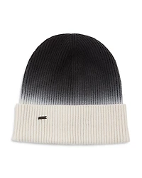 Eugenia Kim Dip Dye Rib Knit Merino Wool Beanie