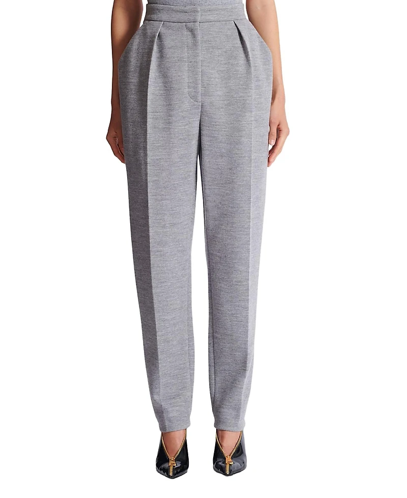 Balmain Tailored Cotton Knit Trousers
