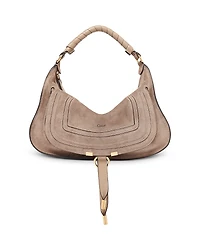 Chloe Marcie Suede Shoulder Bag