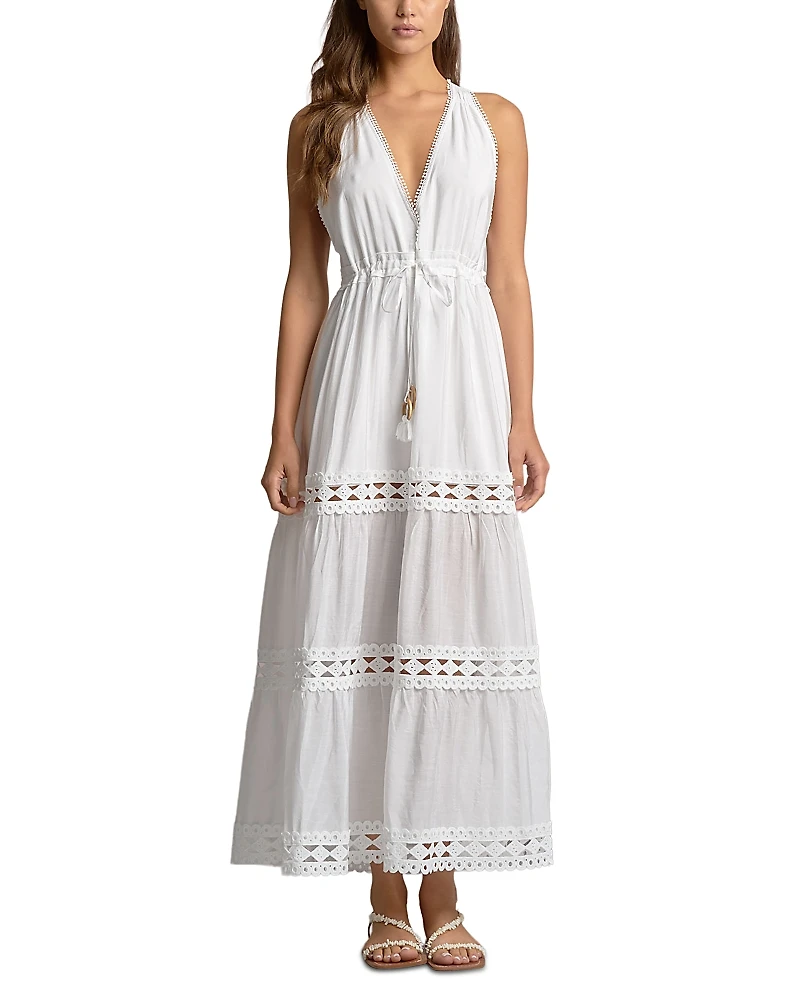 Elan Sleeveless Maxi Swim Cover Up Dress
