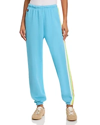 Aviator Nation Rainbow Stripe Sweatpants