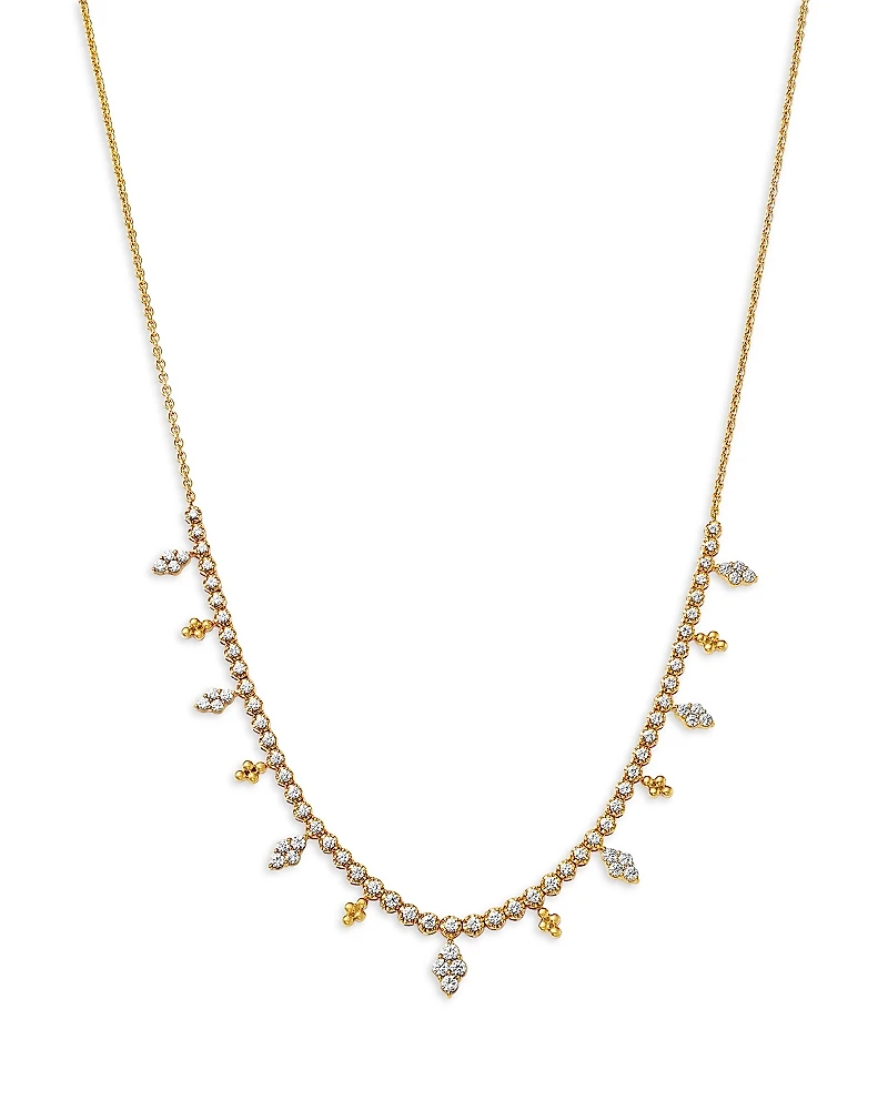 Bloomingdale's Fine Collection Graduated Diamond Necklace