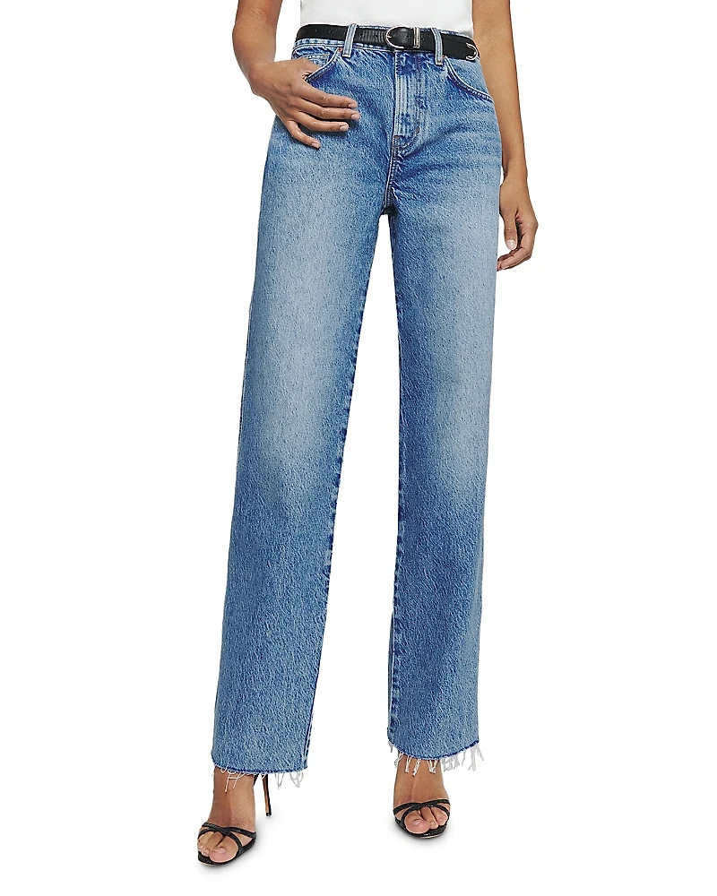 Reformation Val 90s Mid Rise Straight Jeans