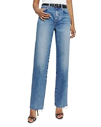 Reformation Val 90s Mid Rise Straight Jeans