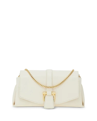 Ferragamo Front Flap Leather Crossbody