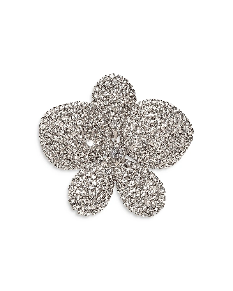 Jennifer Behr Kiarra Pave Flower Brooch