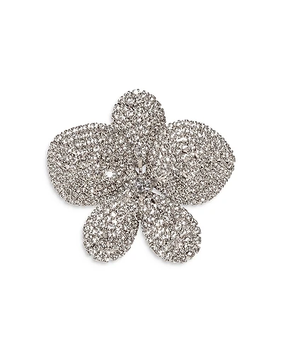 Jennifer Behr Kiarra Pave Flower Brooch