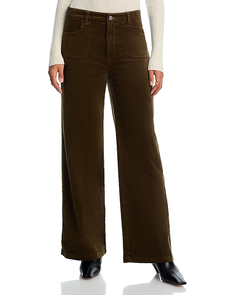 Paige Anessa High Rise Corduroy Utility Jeans