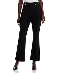 T Tahari Flared Leg Pants with Buttons