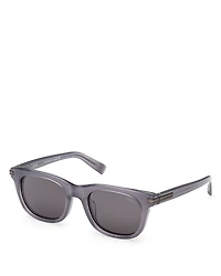 Zegna Geometric Sunglasses, 54mm