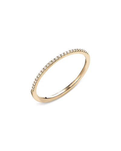 Lana Jewelry 14K Yellow Gold Diamond Stack Ring