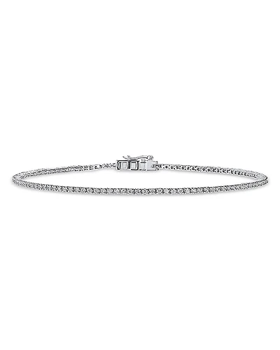 Lana Jewelry Diamond Skinny Tennis Bracelet