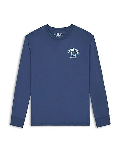Goat Usa Boys' Mountain Club Long Sleeved Tee - Big Kid