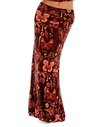 Agua Bendita Brace Ambar Mesh Maxi Skirt