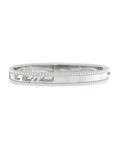 Pre-Owned Van Cleef & Arpels Perlee Signature Bracelet 18K White Gold