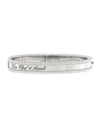 Pre-Owned Van Cleef & Arpels Perlee Signature Bracelet 18K White Gold