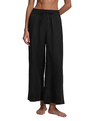 Lauren Ralph Smocked Pull On Swim Cover-Up Pants