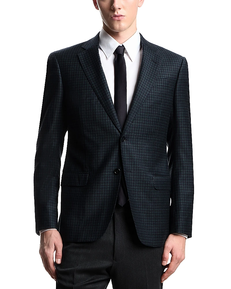 Emporio Armani Regular Fit Wool Jacket