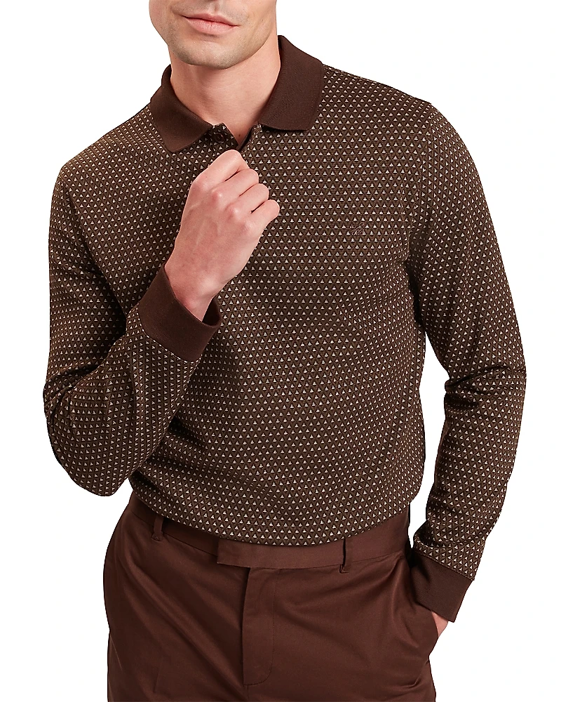 Ted Baker Durand Geo Jacquard Polo Shirt