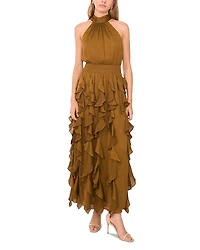 1.state Flounce Cascading Maxi Dress