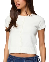 Edikted Coreen Button Up Knit Cardigan