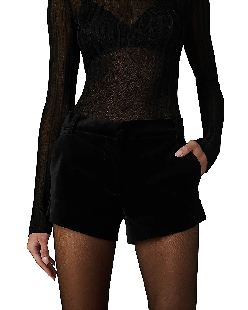 Joe's Jeans The Mini Velvet Trouser Shorts