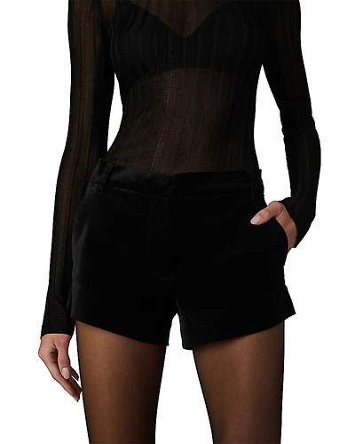 Joe's Jeans The Mini Velvet Trouser Shorts