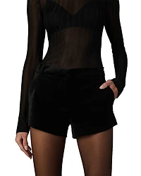 Joe's Jeans The Mini Velvet Trouser Shorts