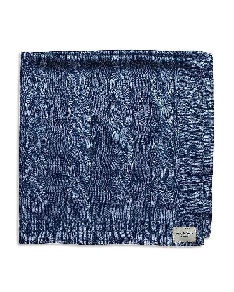 rag & bone Miramar Knit Silk Square Scarf
