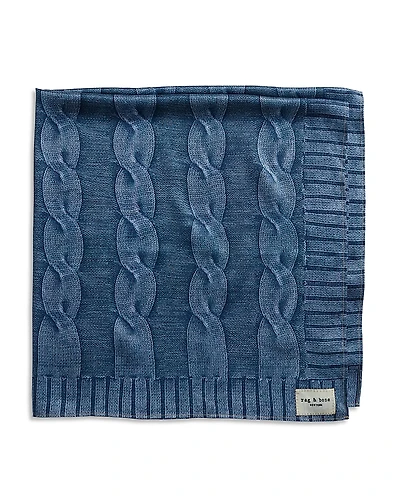 rag & bone Miramar Knit Silk Square Scarf