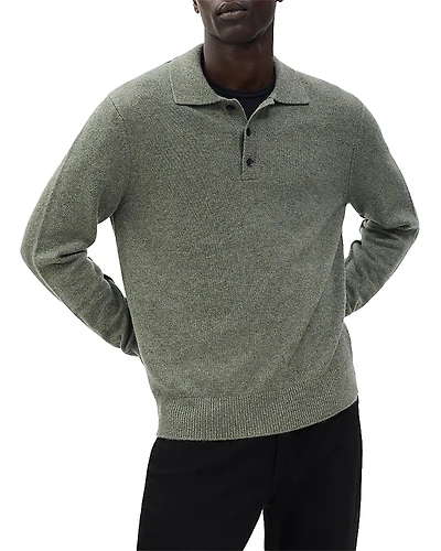 rag & bone Declan Cashmere Polo Sweater