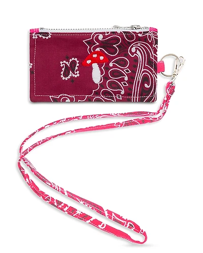 Call it By Your Name Bordeaux Bandana Card Holder