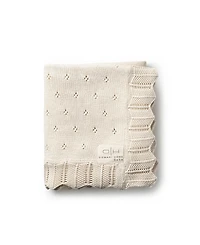Domani Home Scalloped Pointelle Blanket