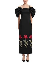 Leo Lin Arabella Embroidered Maxi Dress