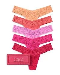 Hanky Panky Matchbox Low Rise Thong, Pack of 5