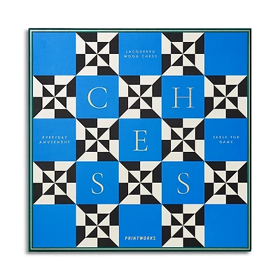 Printworks Lacquered Chess Set, Poseidon