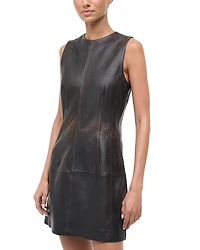 Staud Binx Leather Dress