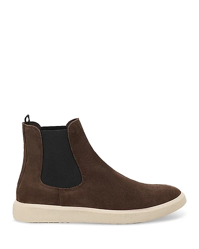 Boggi Milano Men's Suede Leather Chelsea Boots