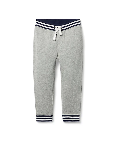 Janie and Jack Boys' The Stripe French Terry Jogger - Little Kid