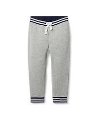 Janie and Jack Boys' The Stripe French Terry Jogger - Little Kid