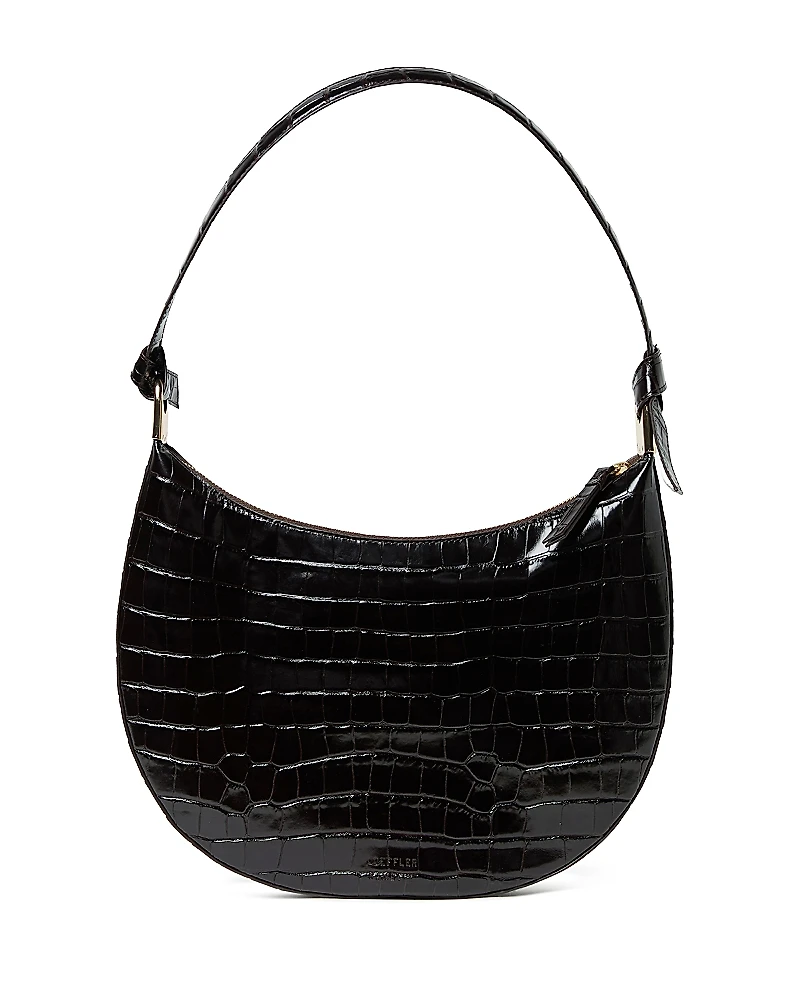 Loeffler Randall Harlow Medium Embossed Leather Fling Shoulder Bag