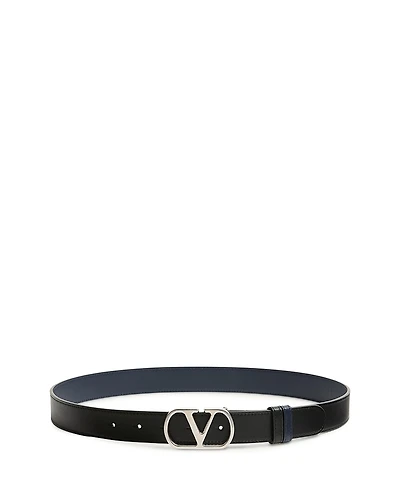 Valentino Garavani Reversible Leather Monogram Belt